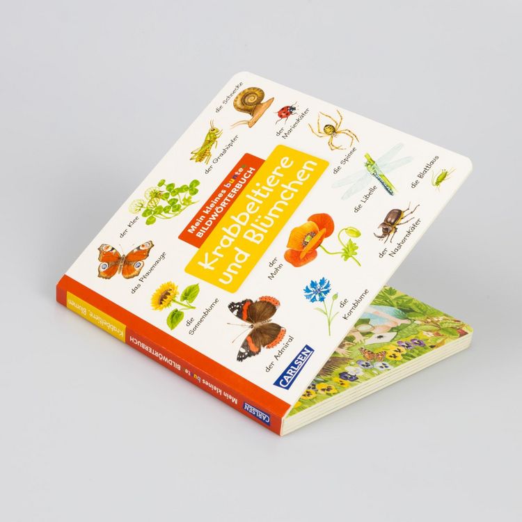 Produktbild: Mein kleines buntes Bildw&ouml;rterbuch: Krabbeltiere und Bl&uuml;mchen