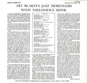 Produktbild: Art Blakey&rsquo;s Jazz Messengers with Thelonious Monk, 2 Schallplatten