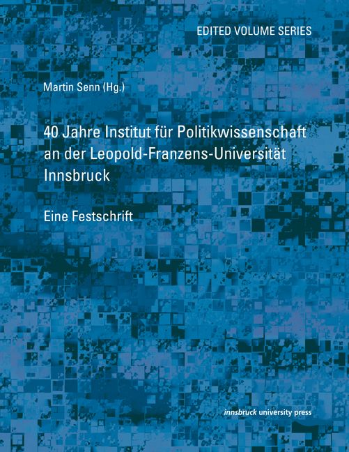 Produktbild: 40 Jahre Institut f&uuml;r Politikwissenschaft