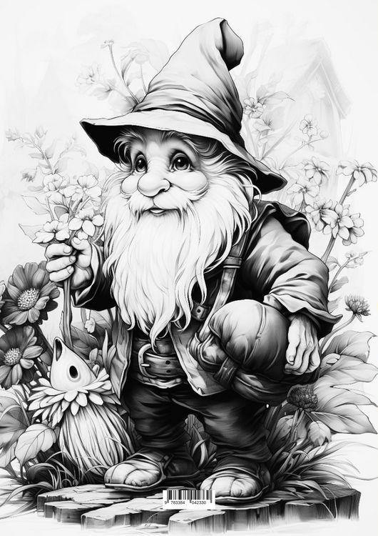 Produktbild: Garden Gnome Coloring Book for Adults