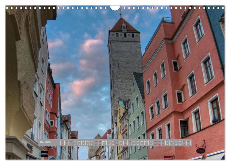 Produktbild: Regensburg Mittelalterliche Stadt mit Flair an der Donau (Wandkalender 2026 DIN A3 quer), CALVENDO Monatskalender
