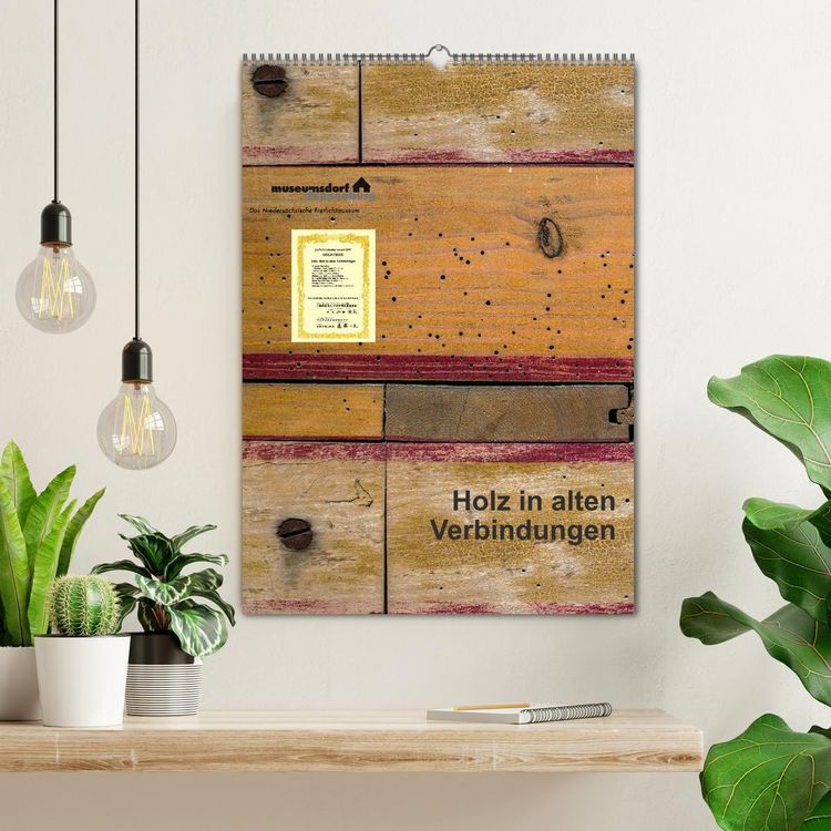 Produktbild: Holz in alten Verbindungen (Wandkalender 2026 DIN A2 hoch), CALVENDO Monatskalender