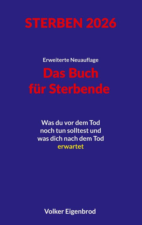Produktbild: Das Buch f&uuml;r Sterbende