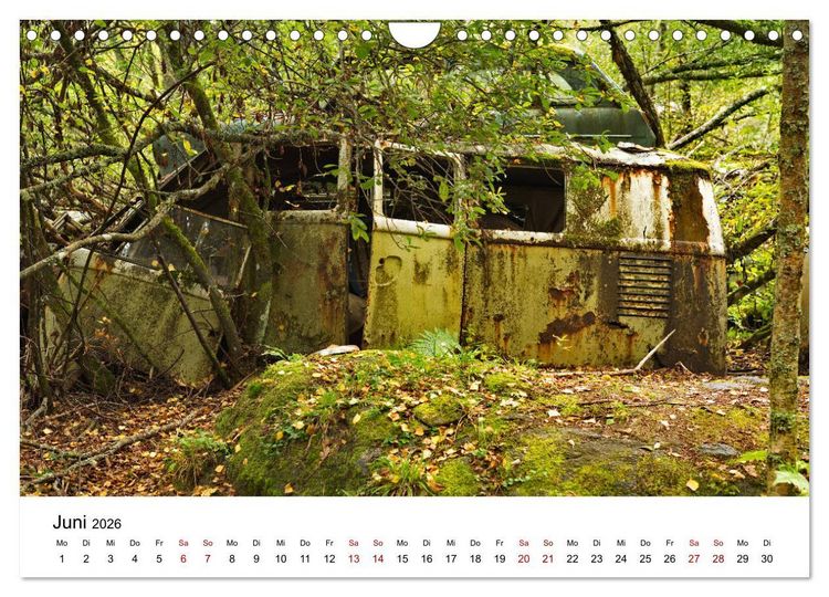 Produktbild: Rostende Legenden (Wandkalender 2026 DIN A4 quer), CALVENDO Monatskalender