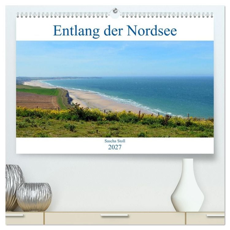 Produktbild: Entlang der Nordseek&uuml;ste (hochwertiger Premium Wandkalender 2027 DIN A2 quer), Kunstdruck in Hochglanz