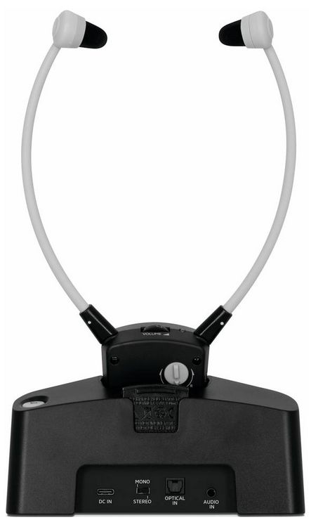 Produktbild: TechniSat STEREOMAN ISI 3 In Ear Kopfh&ouml;rer Funk, Bluetooth&reg; Schwarz Lautst&auml;rkeregelung HiFi