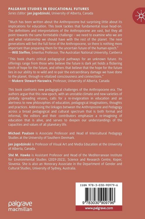 Produktbild: Pedagogy in the Anthropocene