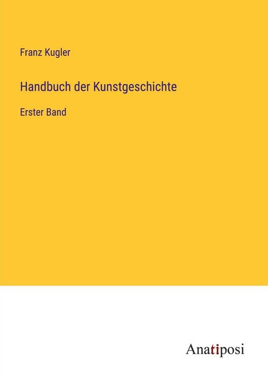 Produktbild: Handbuch der Kunstgeschichte
