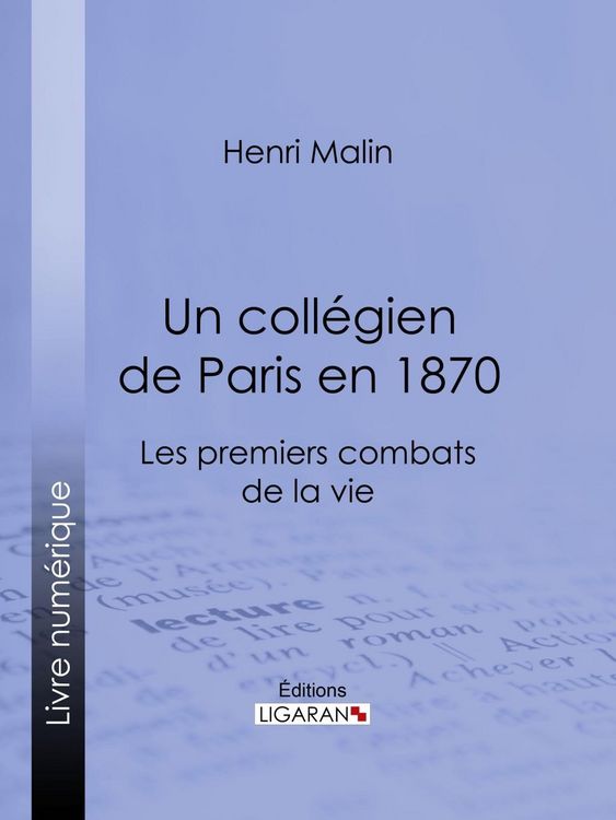 Produktbild: Un coll&eacute;gien de Paris en 1870