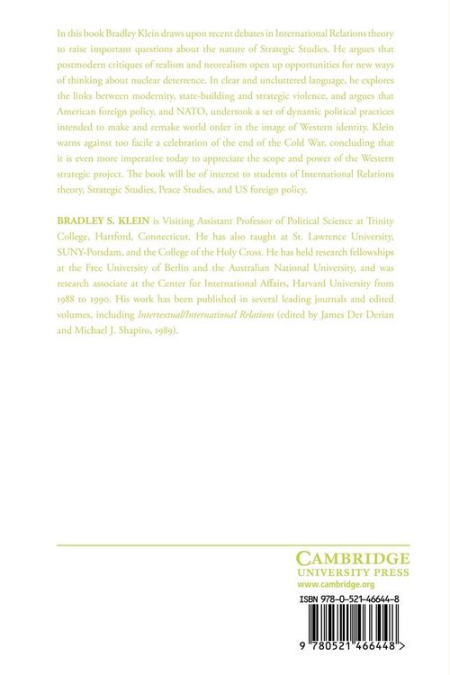 Produktbild: Strategic Studies and World Order