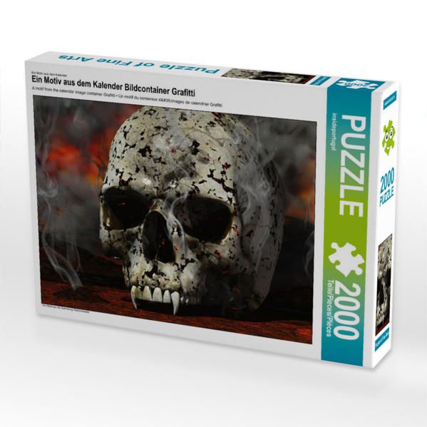 Produktbild: CALVENDO Puzzle Ein Motiv aus dem Kalender Bildcontainer Grafitti | 2000 Teile Lege-Gr&ouml;&szlig;e 90x67cm Foto-Puzzle f&uuml;r gl&uuml;ckliche Stunden