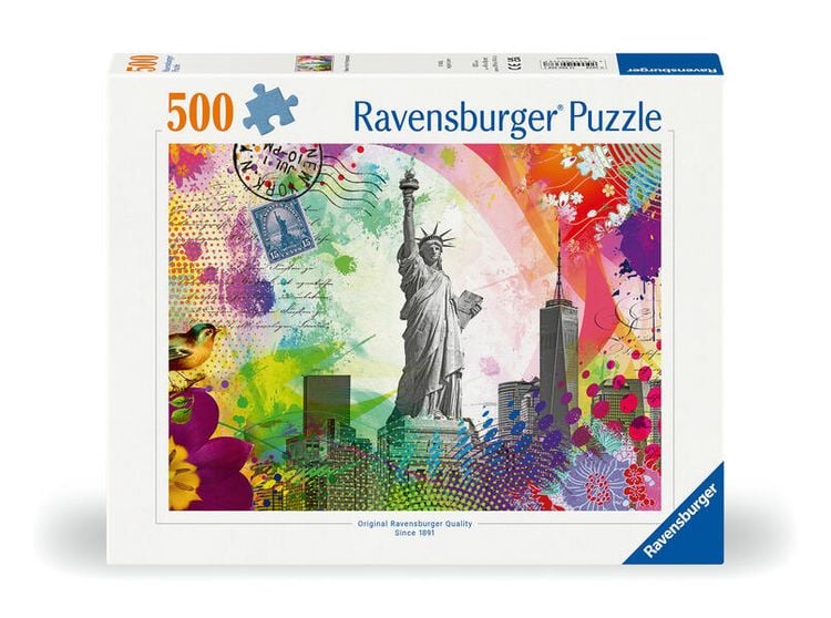 Produktbild: Erwachsenenpuzzle 500 Teile - Postkarte aus New York