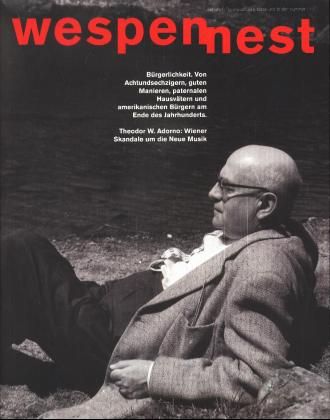 Produktbild: Wespennest. Zeitschrift f&uuml;r brauchbare Texte und Bilder / B&uuml;rgerlichkeit