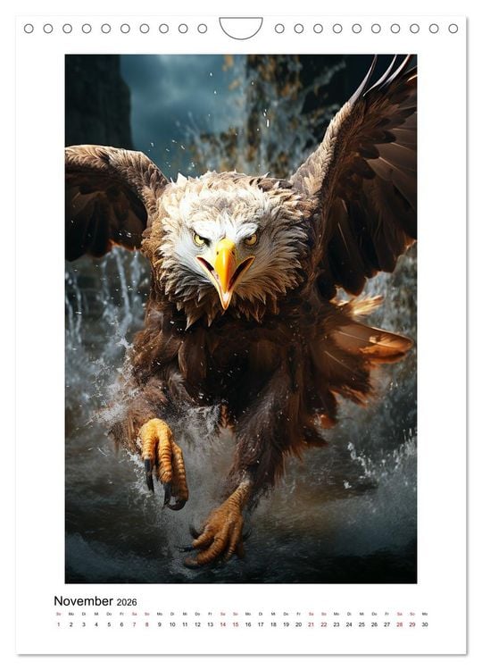 Produktbild: Highspeed Tiere (Wandkalender 2026 DIN A4 hoch), CALVENDO Monatskalender
