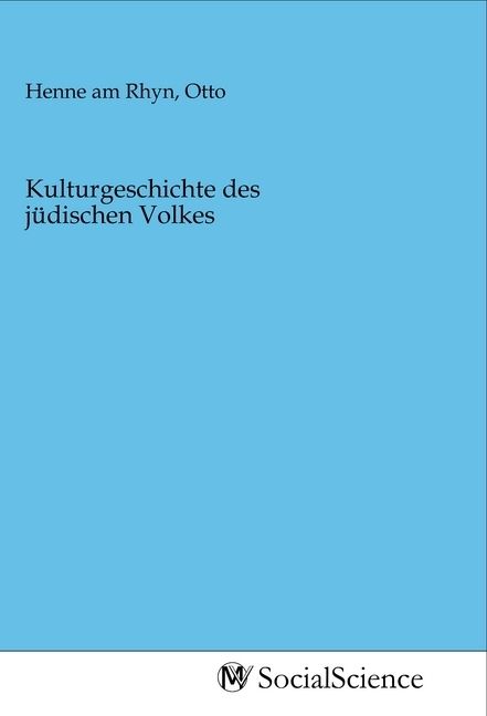 Produktbild: Kulturgeschichte des j&uuml;dischen Volkes