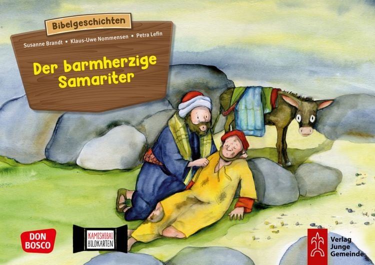 Produktbild: Der barmherzige Samariter. Kamishibai Bildkartenset