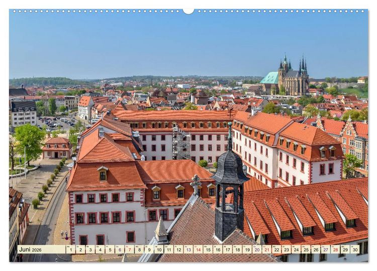 Produktbild: Erfurt - meine Stadt mit viel Herz (hochwertiger Premium Wandkalender 2026 DIN A2 quer), Kunstdruck in Hochglanz