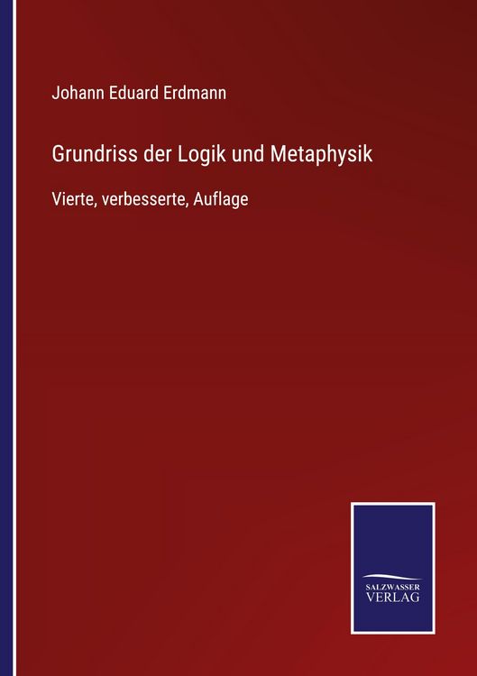 Produktbild: Grundriss der Logik und Metaphysik
