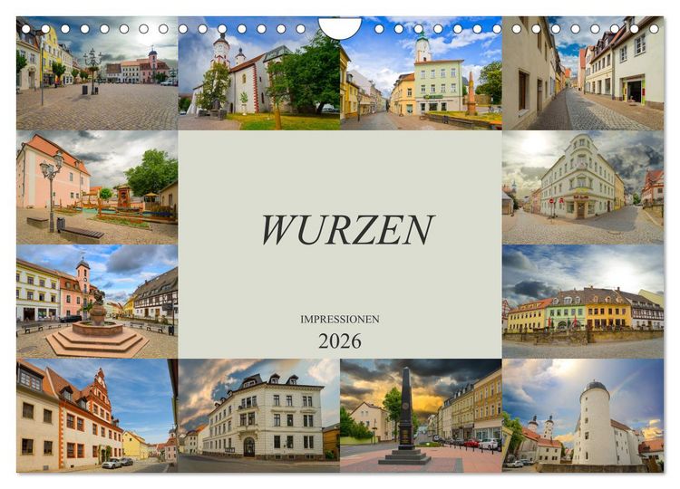Produktbild: Wurzen Impressionen (Wandkalender 2026 DIN A4 quer), CALVENDO Monatskalender