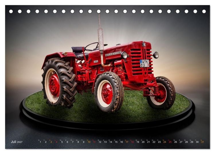 Produktbild: Traktor - Giganten (Tischkalender 2027 DIN A5 quer), CALVENDO Monatskalender