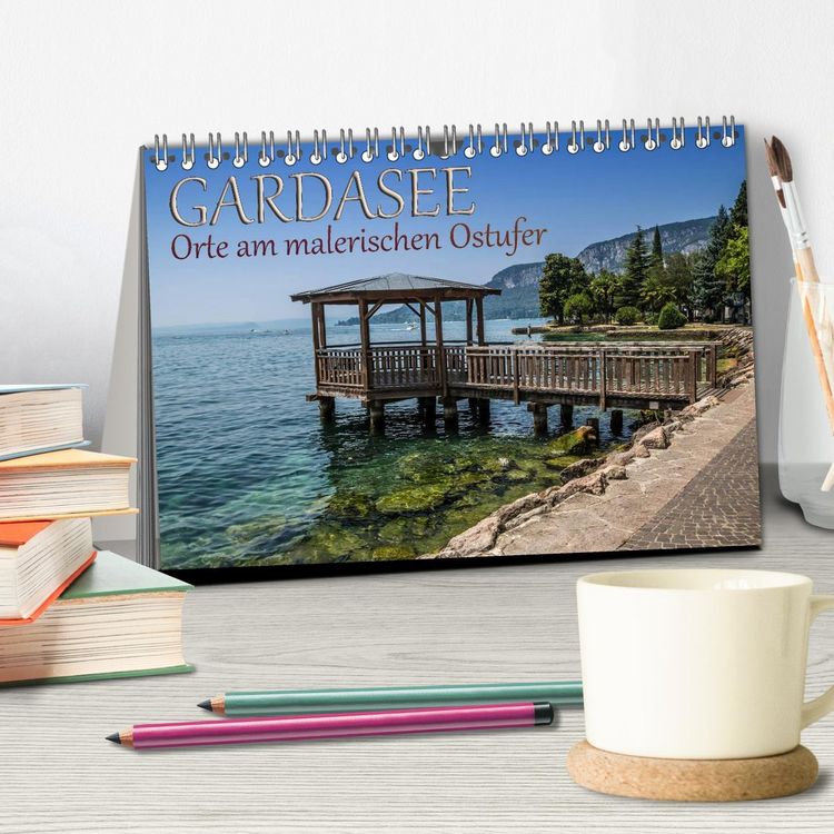 Produktbild: GARDASEE Orte am malerischen Ostufer (Tischkalender 2026 DIN A5 quer), CALVENDO Monatskalender