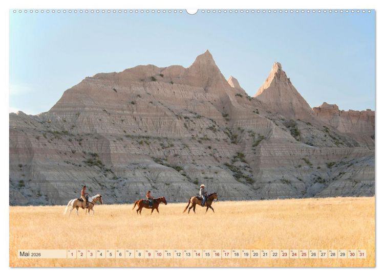 Produktbild: Sioux Im Lande von Sitting Bull (hochwertiger Premium Wandkalender 2026 DIN A2 quer), Kunstdruck in Hochglanz