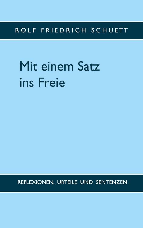 Produktbild: Mit einem Satz ins Freie
