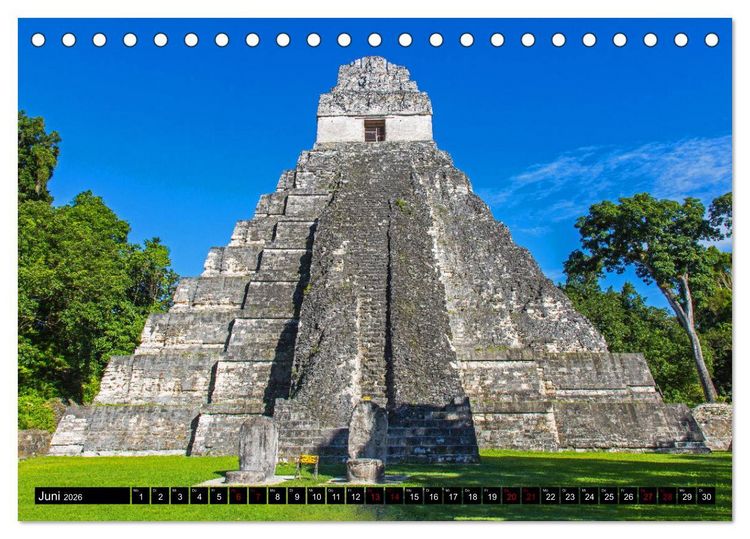 Produktbild: Guatemala - das Herz des Mayareiches (Tischkalender 2026 DIN A5 quer), CALVENDO Monatskalender