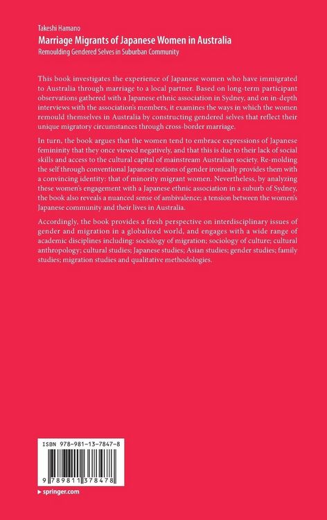 Produktbild: Marriage Migrants of Japanese Women in Australia