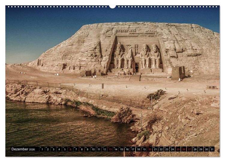 Produktbild: Abenteuer auf dem Nil. Eine Reise von Luxor nach Abu Simbel (hochwertiger Premium Wandkalender 2026 DIN A2 quer), Kunstdruck in Hochglanz