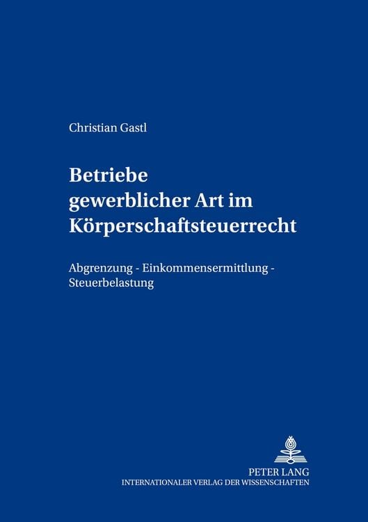 Produktbild: Betriebe gewerblicher Art im K&ouml;rperschaftsteuerrecht