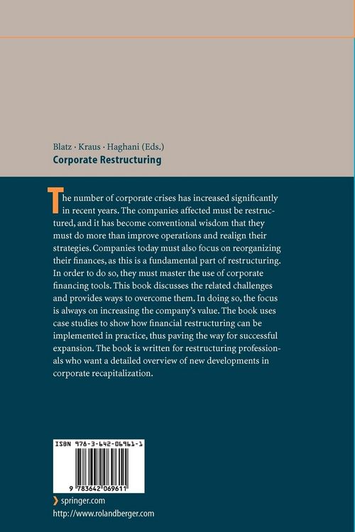 Produktbild: Corporate Restructuring