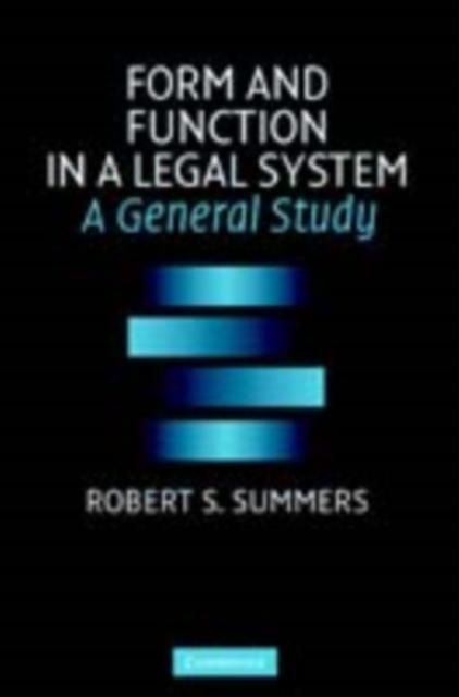 Produktbild: Form and Function in a Legal System