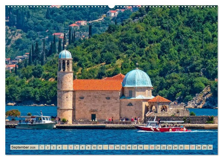 Produktbild: Reise nach Montenegro (hochwertiger Premium Wandkalender 2026 DIN A2 quer), Kunstdruck in Hochglanz