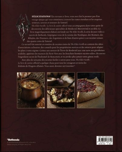 Produktbild: The elder scrolls : le livre de cuisine officiel