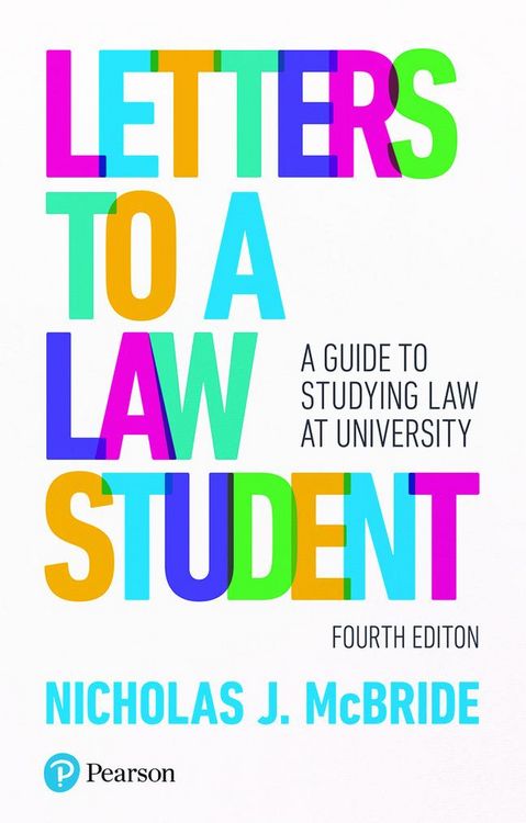 Produktbild: McBride, N: Letters to a Law Student