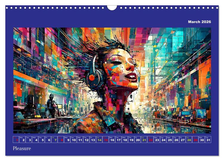 Produktbild: Pixelated Passions (Wall Calendar 2026 DIN A3 landscape), CALVENDO 12 Month Wall Calendar