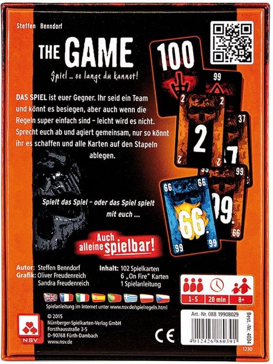 Produktbild: The Game, Kartenspiel