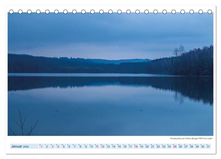 Produktbild: M&ouml;hnesee - das westf&auml;lische Meer (Tischkalender 2026 DIN A5 quer), CALVENDO Monatskalender