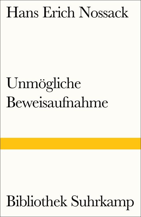 Produktbild: Unm&ouml;gliche Beweisaufnahme