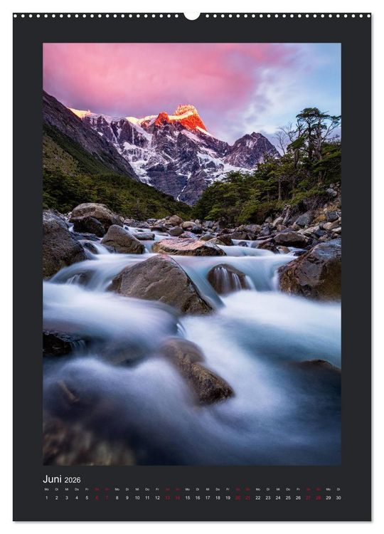 Produktbild: Patagonien: Sehnsuchtsziel am Ende der Welt (Wandkalender 2026 DIN A2 hoch), CALVENDO Monatskalender