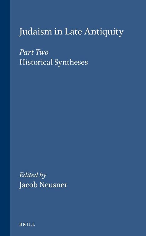 Produktbild: Judaism in Late Antiquity 2. Historical Syntheses