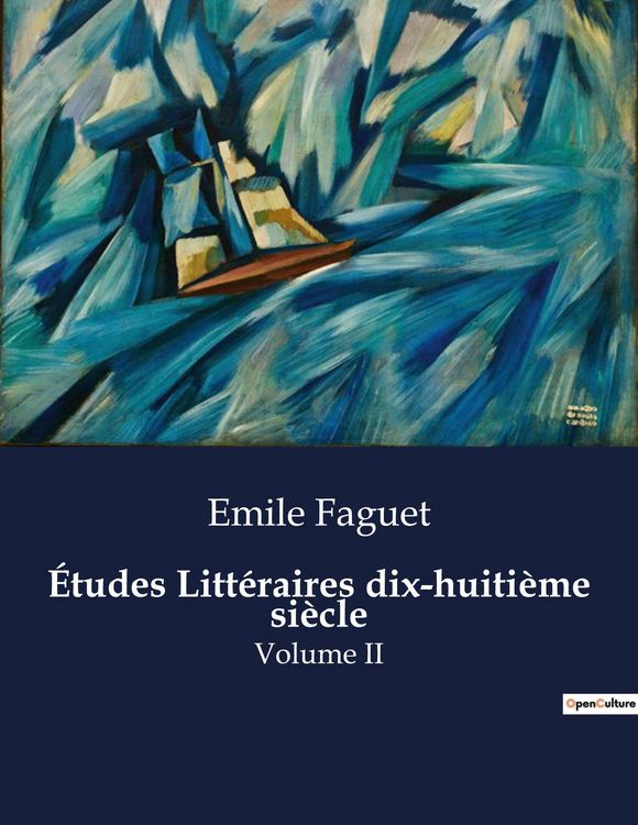 Produktbild: &Eacute;tudes Litt&eacute;raires dix-huiti&egrave;me si&egrave;cle