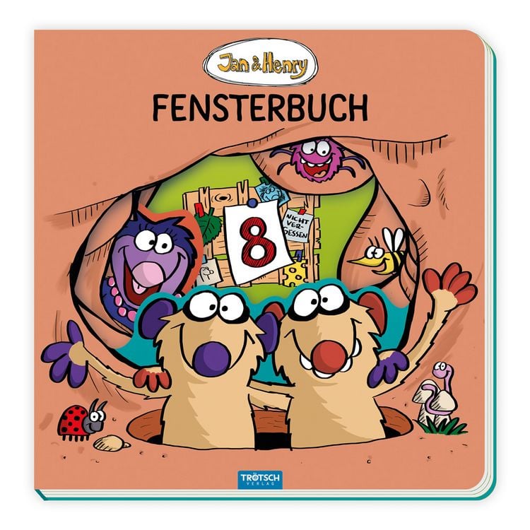 Produktbild: Tr&ouml;tsch Jan und Henry Fensterbuch Pappenbuch