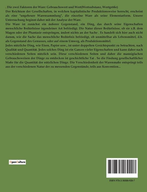Produktbild: Das Kapital