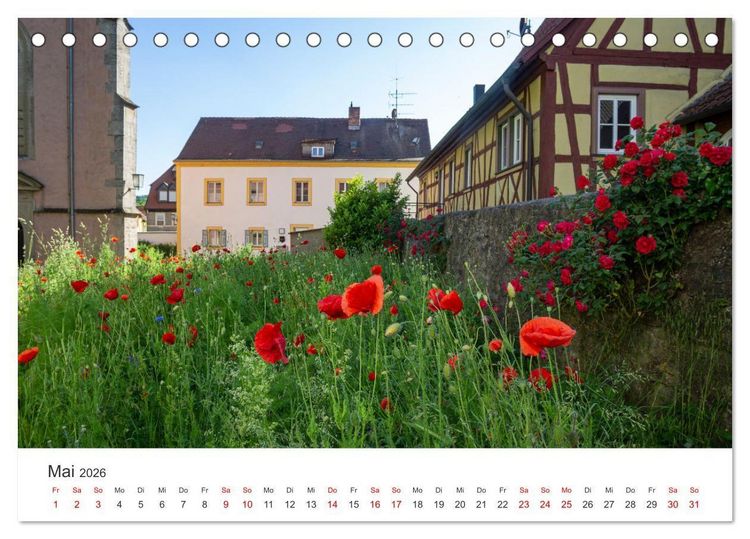 Produktbild: Eibelstadt (Tischkalender 2026 DIN A5 quer), CALVENDO Monatskalender