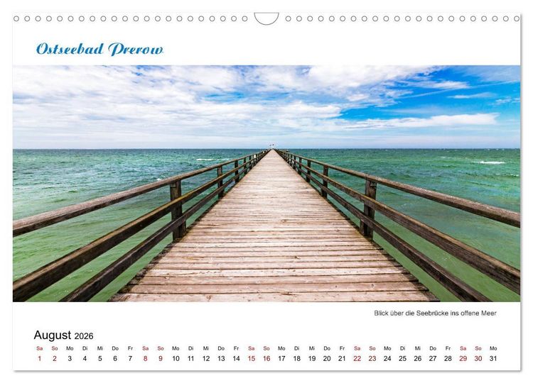 Produktbild: Panorama-Blick Fischland-Darss-Zingst (Wandkalender 2026 DIN A3 quer), CALVENDO Monatskalender