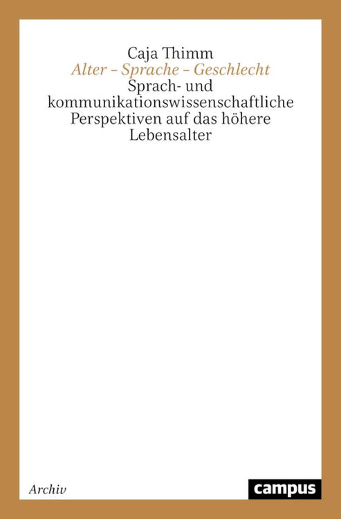 Produktbild: Alter - Sprache - Geschlecht