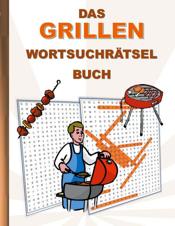 Produktbild: Das Grillen Wortsuchr&auml;tsel Buch