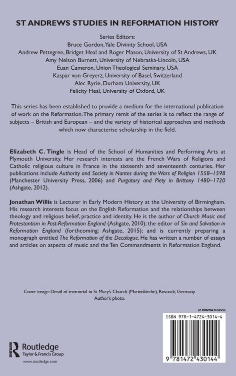 Produktbild: Dying, Death, Burial and Commemoration in Reformation Europe